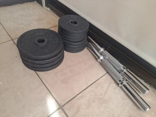 Set de 2 Mancuernas con Discos