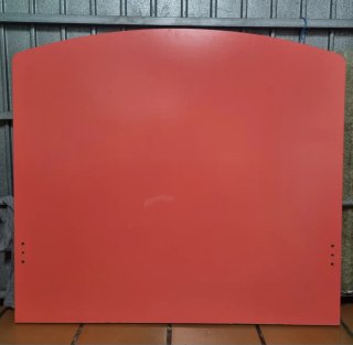 Cabecero de cama rojo