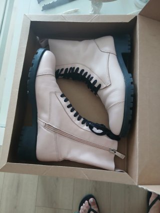 Botines Zara Rosas PIEL