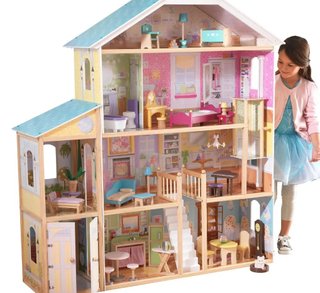 Casita de Muñecas de Madera