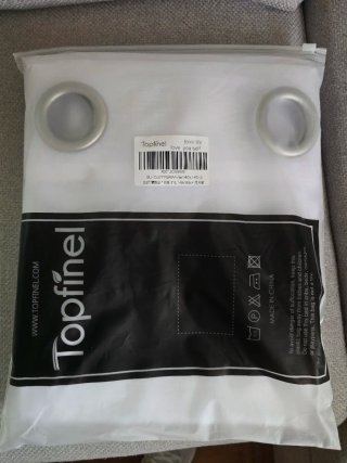Cortina blanca Topfinel