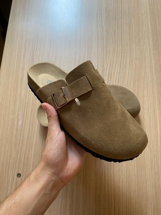 Zuecos Birkenstock de color Verde Caqui