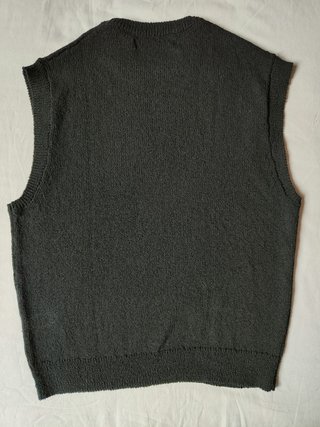 Chaleco punto Bershka negro Talla XS