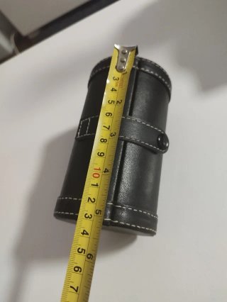 Antiguo estuche de viaje limpia calzado