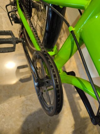 Bicicleta Plegable Verde