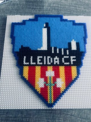 Cuadro Escudo FC Barcelona (Hama Beads)