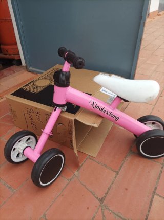 Bicicleta sin pedales Xiaolexiong rosa