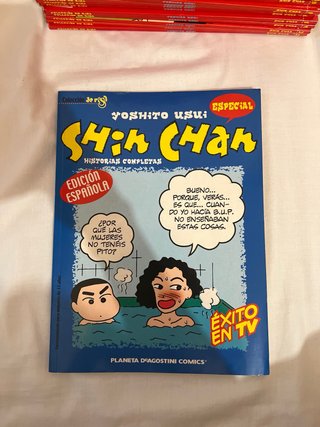 ¡Lote 45 Cómics SHIN-CHAN! Colección de Risa