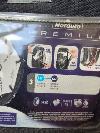 Cadenas para nieve Norauto Premium