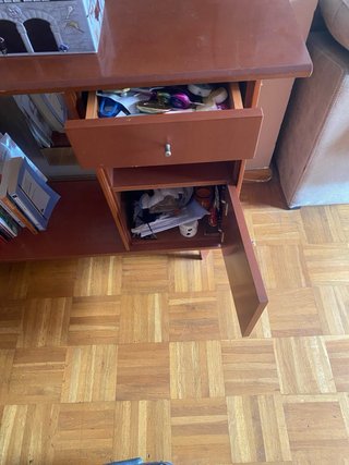 Mueble de entrada con espejo