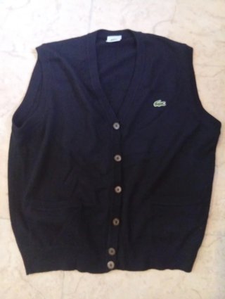 Chaleco Lacoste azul marino
