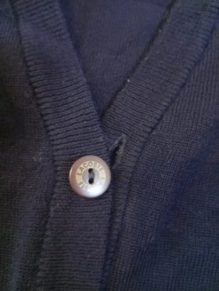 Chaleco Lacoste azul marino
