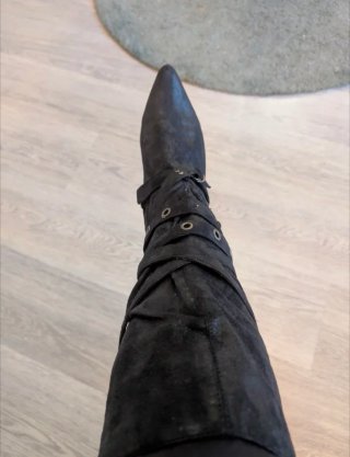 Botas altas negras