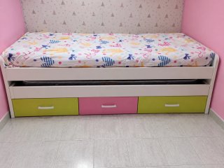 Cama nido con cajones