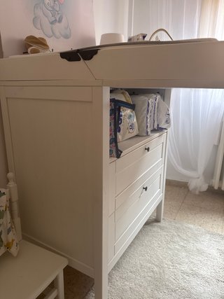 Dormitorio bebé blanco IKEA SUNDVIK