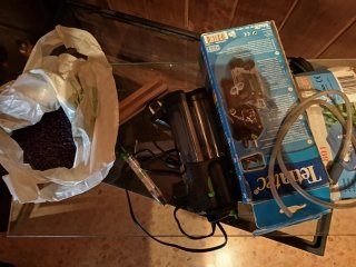 Acuario de cristal 50 ltrs REGALO accesorios