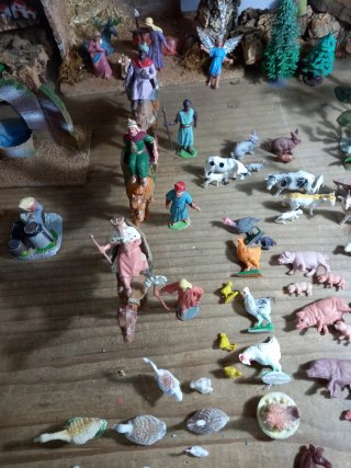 Set de Figuras para Belén de Plástico