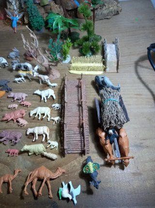Set de Figuras para Belén de Plástico