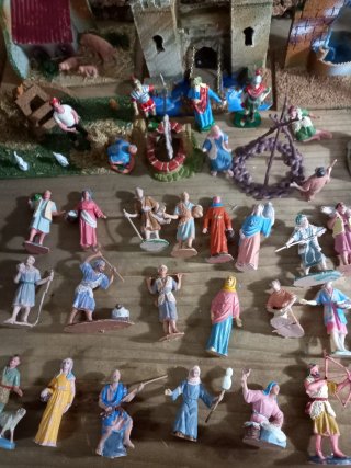 Set de Figuras para Belén de Plástico