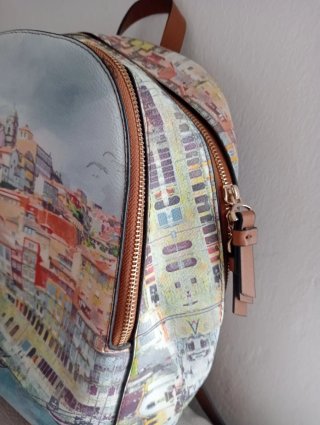 Mochila Estampada Paisaje Urbano