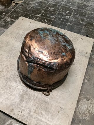 Caldero de Cobre Antiguo