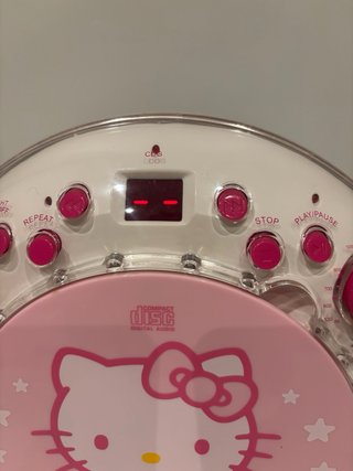 Radio CD Hello Kitty Sanrio Rosa Vintage 2010