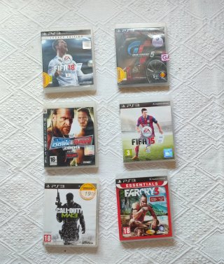 Lote 5 Juegos PS3: FIFA, Far Cry, Call of Duty, Gr