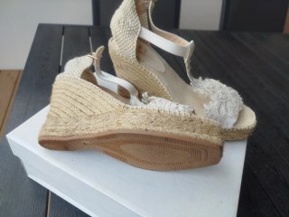 Cuñas de Boda con Encaje mujer