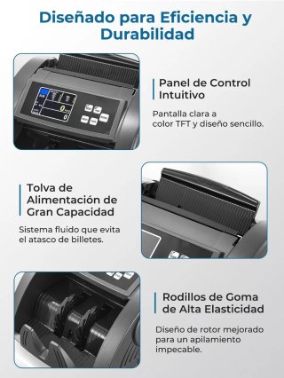 Contador de Billetes FOHERE con Detección