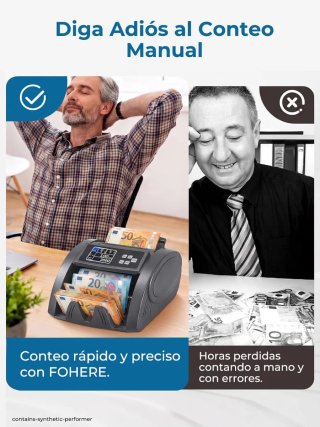 Contador de Billetes FOHERE con Detección