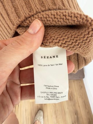 Jersey de lana Sézane