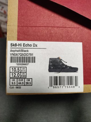 Vans Sk8-hi Echo T44 Nuove