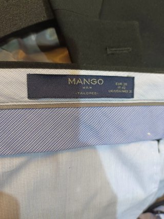 Traje Mango Negro nuevo (usado 1 dia)