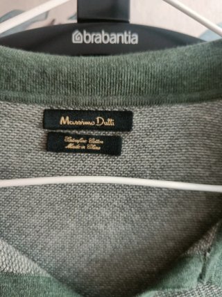 Polo Massimo Dutti Extrafine Cotton Talla L