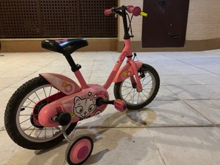 Bicicleta infantil rosa Btwin