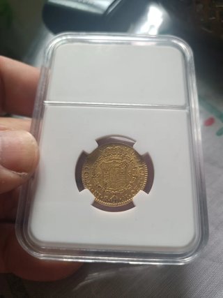 Moneda Carlos IV 1808 2 Escudos Oro