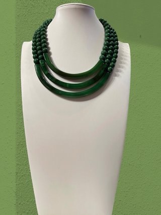 Collana da donna verde
