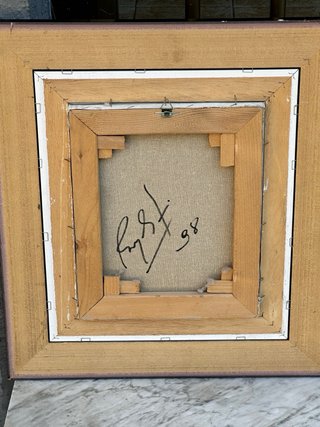 Quadro olio su tela Rispoli
