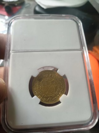 Moneda Carlos IV 1794 2 Escudos Oro