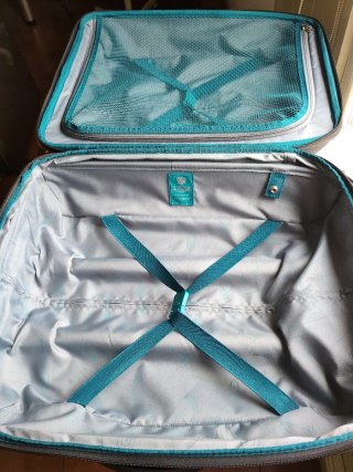 Samsonite 60x40x24 Maleta Gris y Turquesa