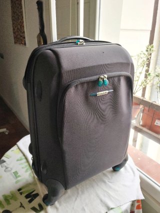 Samsonite 60x40x24 Maleta Gris y Turquesa