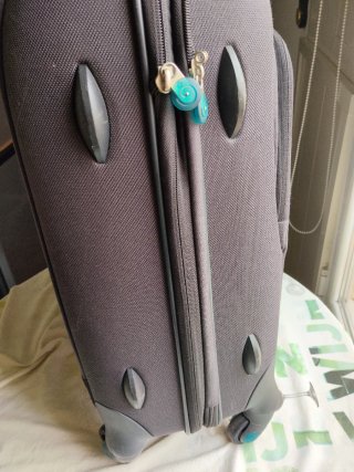 Samsonite 60x40x24 Maleta Gris y Turquesa