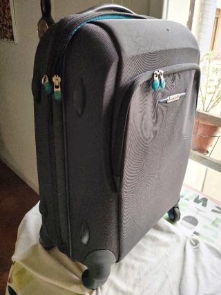 Samsonite 60x40x24 Maleta Gris y Turquesa