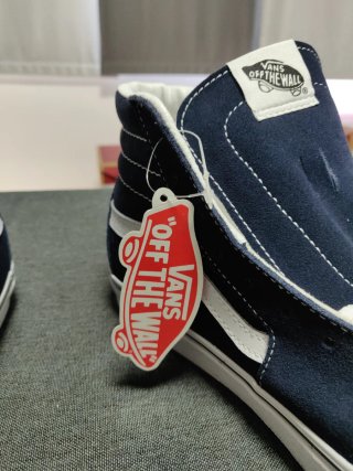 Vans Sk8-Hi Blu Taglia 40.5 Nuove