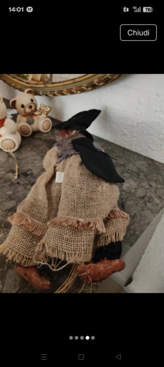 Bambola strega antica