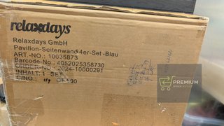 Relaxdays Set de 4 Laterales Carpa