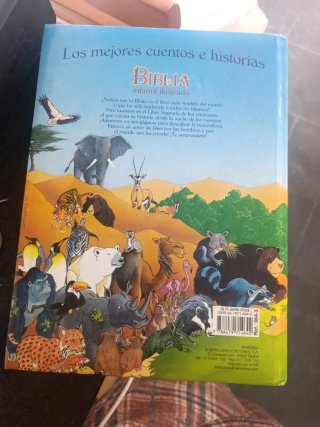 Biblia infantil ilustrada la historia más hermo...