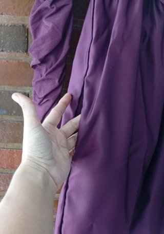 Vestido Mini Morado ZARA Talla M