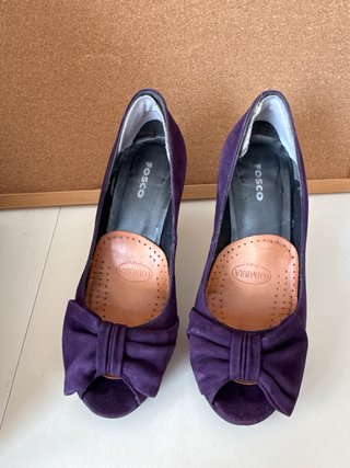 Zapatos de tacón Fosco ante lila talla 35