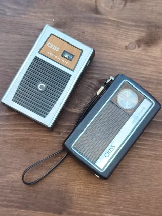 Raro Lotto 2 Radioline Vintage CRISS Anni '70